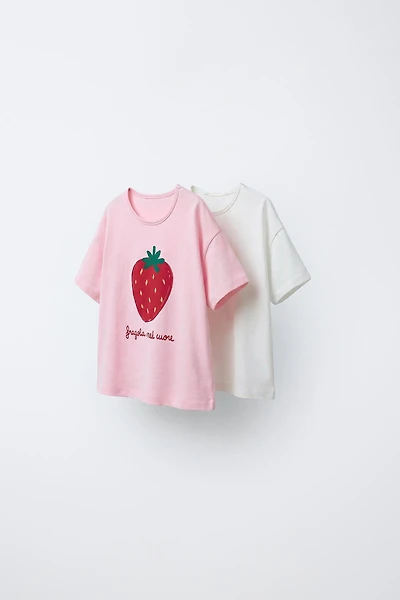 TWO-PACK OF FRUIT T-SHIRTS