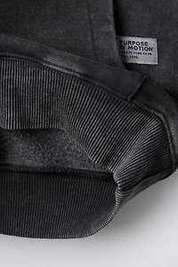 GRAFFITI WASHED EFFECT HOODIE