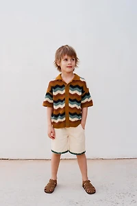 SHORT BRODÉ