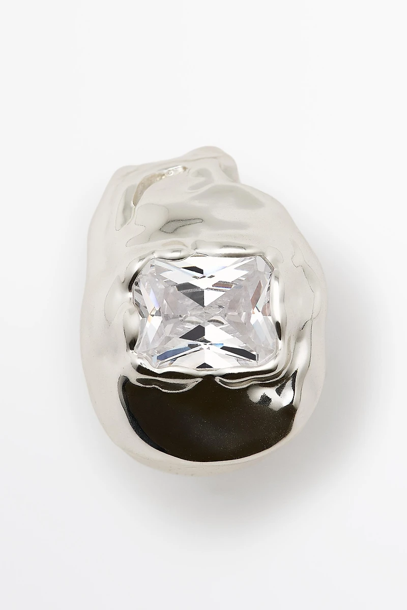 Bague effet fondu brillant