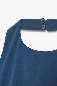 ROBE HALTER DRAPÉE