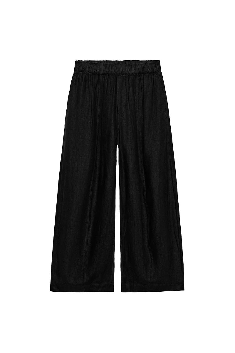 100% LINEN BARREL PANTS ZW COLLECTION