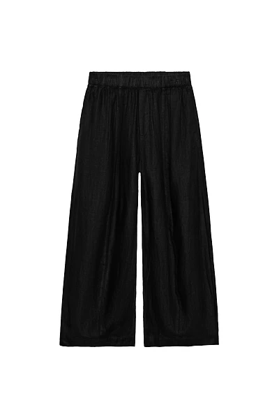 100% LINEN BARREL PANTS ZW COLLECTION