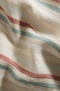 STRIPED LINEN BATH TOWEL