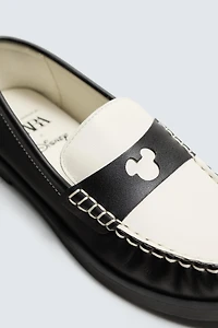 LEATHER LOAFERS HARRY LAMBERT FOR ZARA X DISNEY