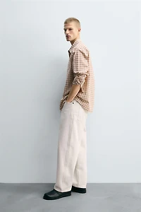 CHEMISE STRUCTURE À CARREAUX