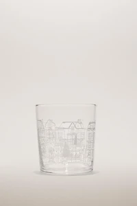 VERRE MAISONNETTE DE NOËL
