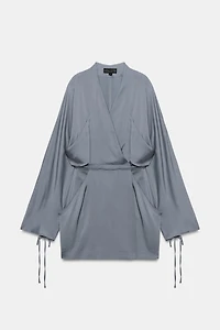 ZW COLLECTION SHORT WRAP DRESS