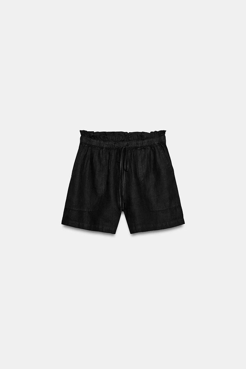 100% LINEN SHORTS ZW COLLECTION