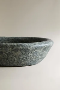 PLATEAU CONCAVE MARBRE VERDÂTRE