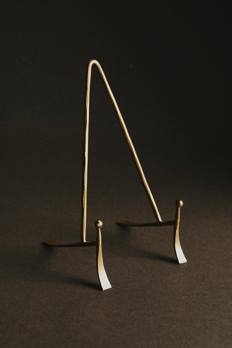 PRÉSENTOIR MÉTAL DORÉ