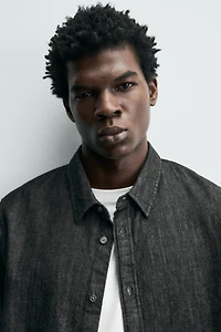 RELAXED FIT DENIM SHIRT