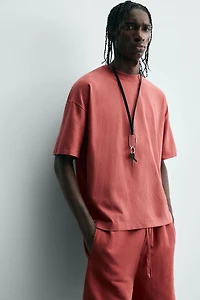 LIGHTWEIGHT WASHED BOXY FIT T-SHIRT