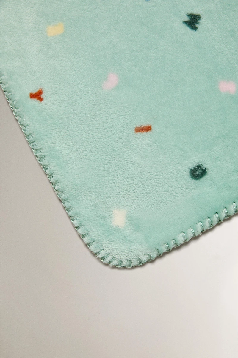 MICKEY & MINNIE LETTERS BABY FLEECE BLANKET ©DISNEY