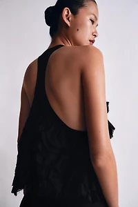 ZW COLLECTION RAMIE RUFFLED TOP