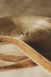 SHINY VELVET CHRISTMAS GIFT WRAPPING RIBBON