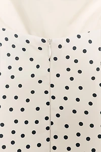 POLKA DOT MIDI DRESS