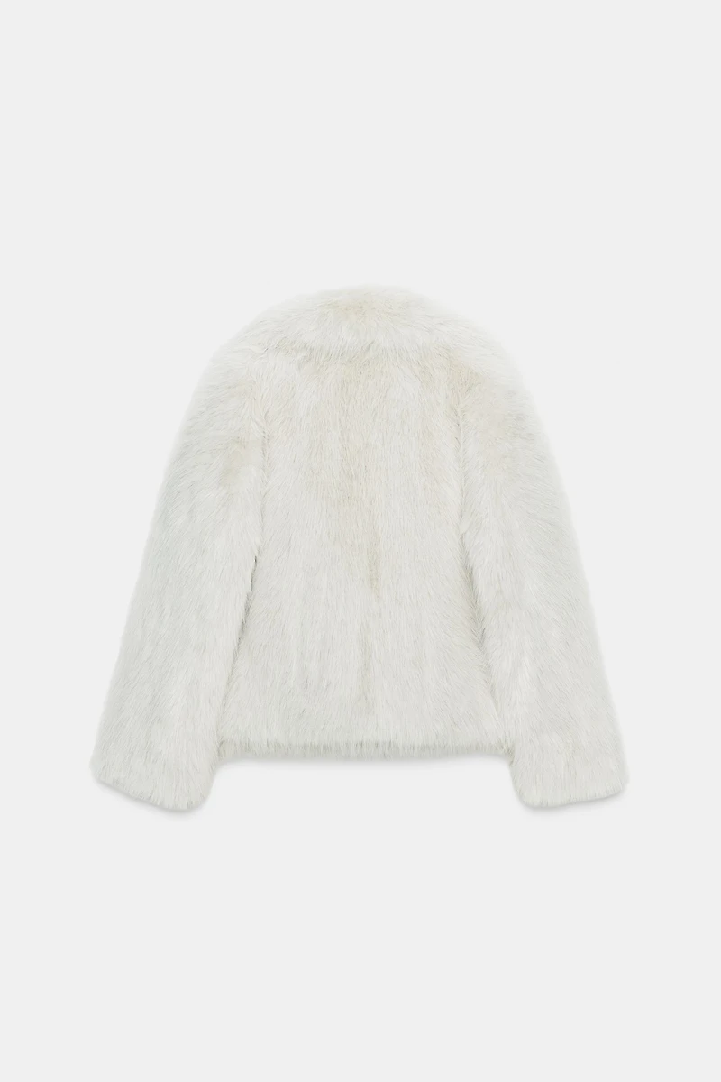 ZW COLLECTION FAUX FUR JACKET