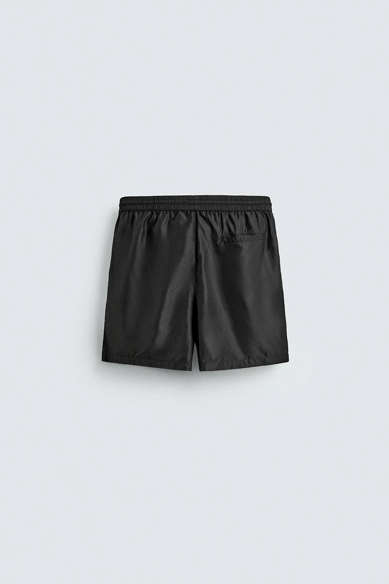 AARON LEVINE X ZARA MID-LENGTH SWIM SHORTS