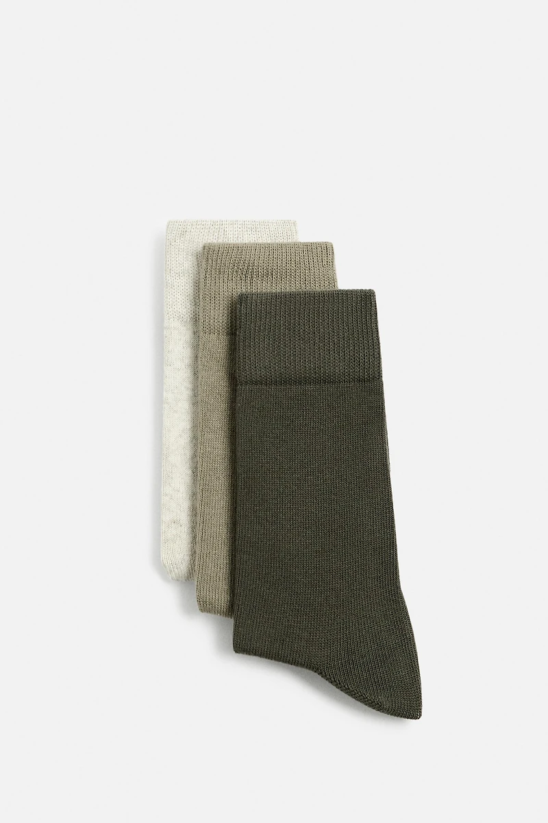 3-PACK OF MATCHING SOCKS