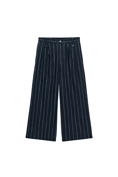 STRIPED LINEN PANTS ZW COLLECTION