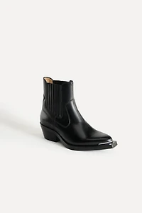 POINTED-TOE LEATH ANKLE BOOTS 50TH ANNIVERSARY