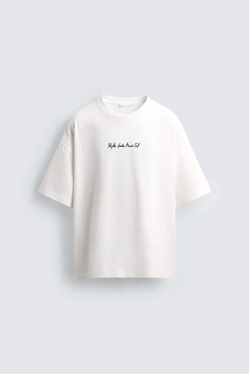 T-SHIRT TEXTE BROD