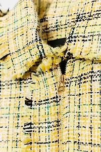 VESTE À CARREAUX TEXTURÉE ZW COLLECTION