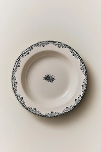 POSITIONED PRINT SOUP PLATE