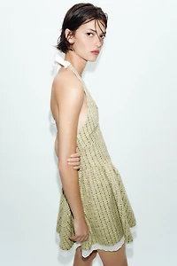ROBE HALTER STRUCTURÉE