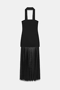 TRANSPARENT COMBINATION DRESS