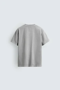 T-SHIRT COUPE BOXY LAVÉ