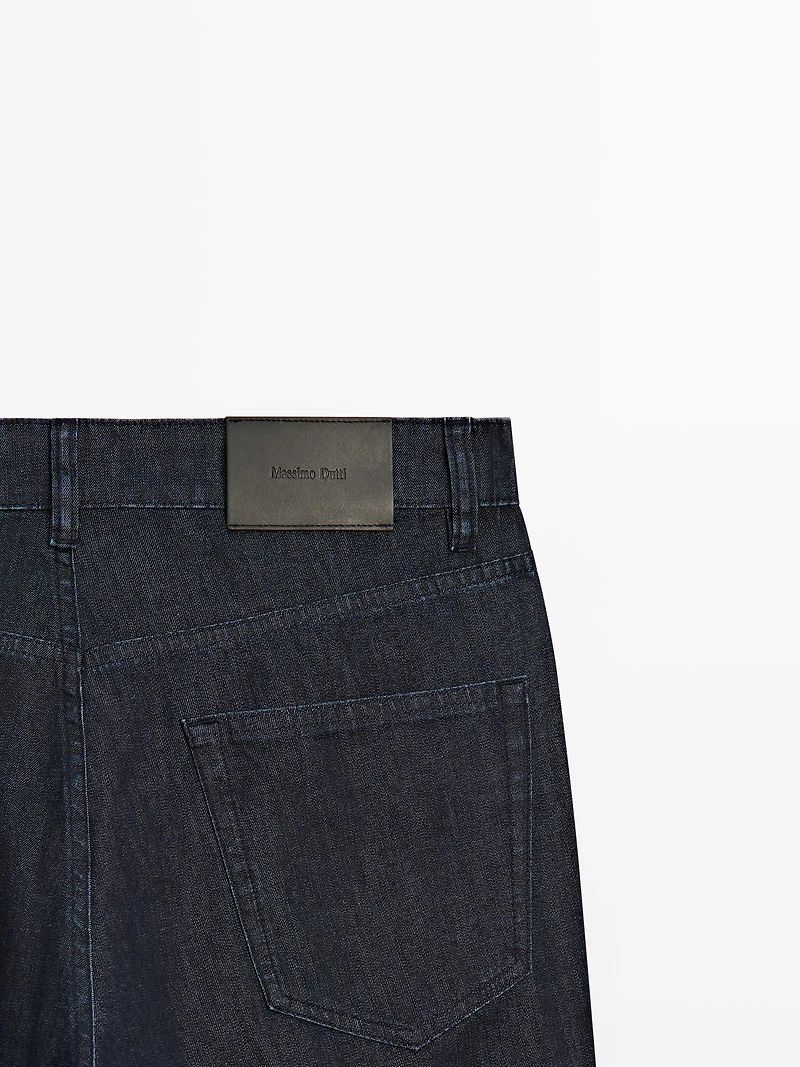 Denim tapered fit léger