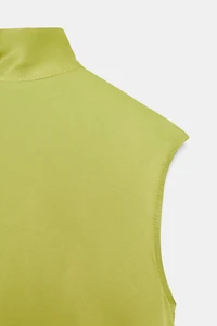 SATIN TIE TOP