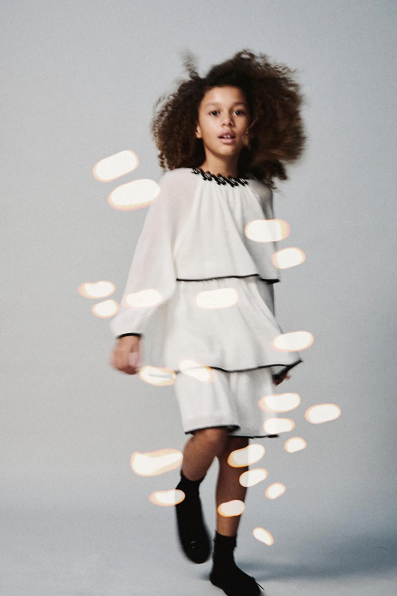 ROBE FLUIDE FLEUR BIJOU