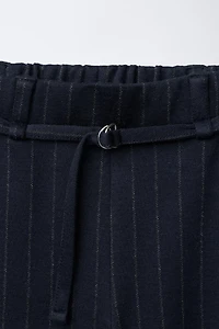 PANTALON DROIT À RAYURES