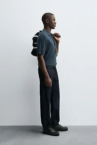 POLO EN MAILLE NACRÉE