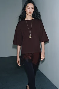 T-SHIRT BIMATIÈRE DENTELLE