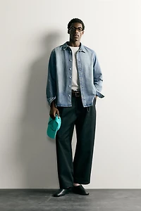 COTTON LYOCELL DENIM OVERSHIRT