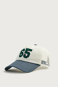 CONTRAST EMBROIDERED CAP