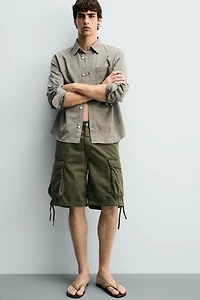 RELAXED FIT CARGO SHORTS