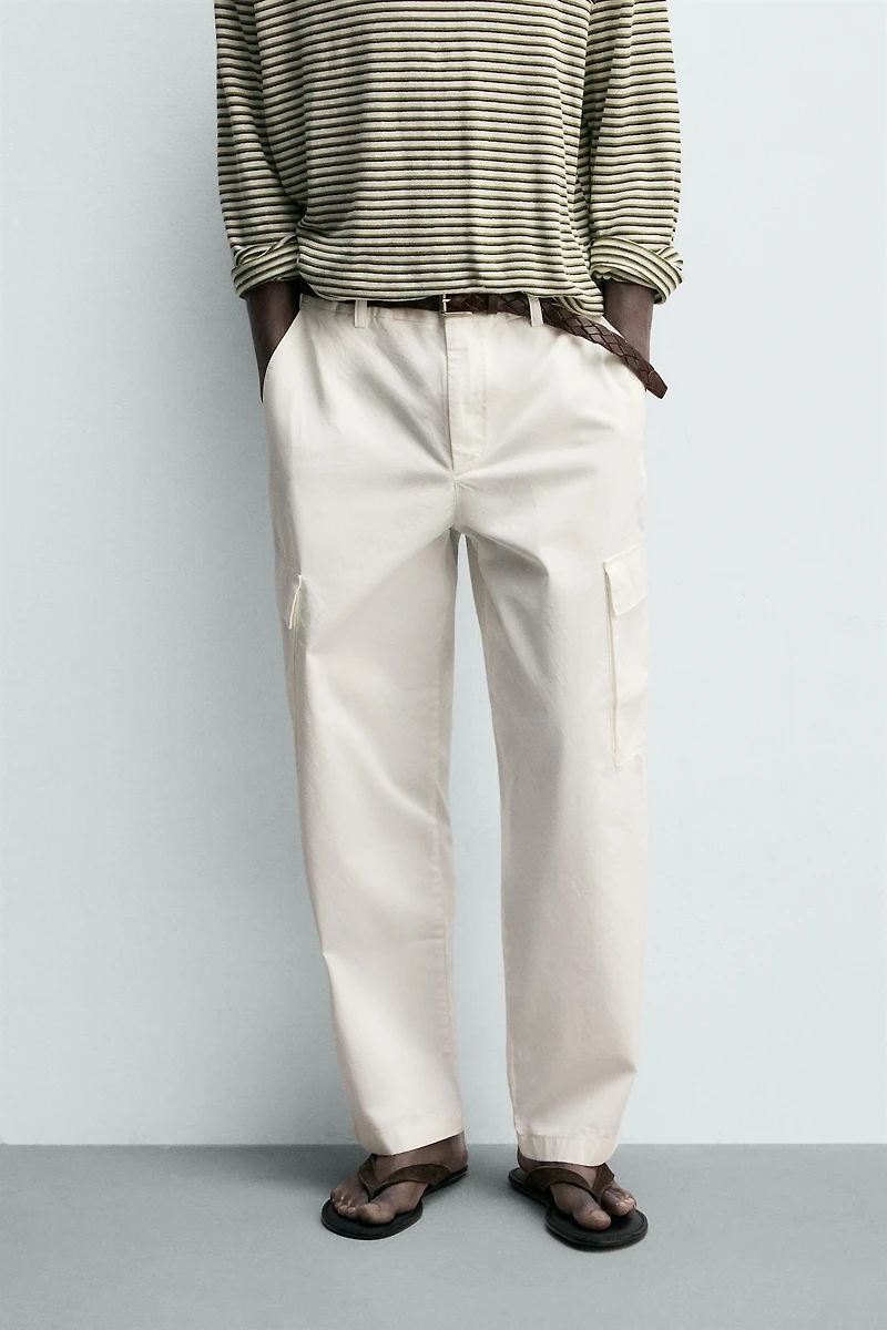 REGULAR FIT CARGO PANTS