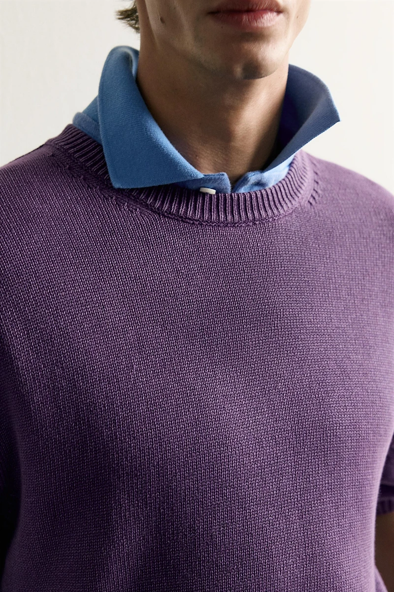REGULAR FIT COTTON JUMPER