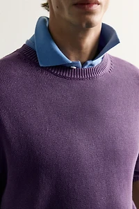 REGULAR FIT COTTON JUMPER