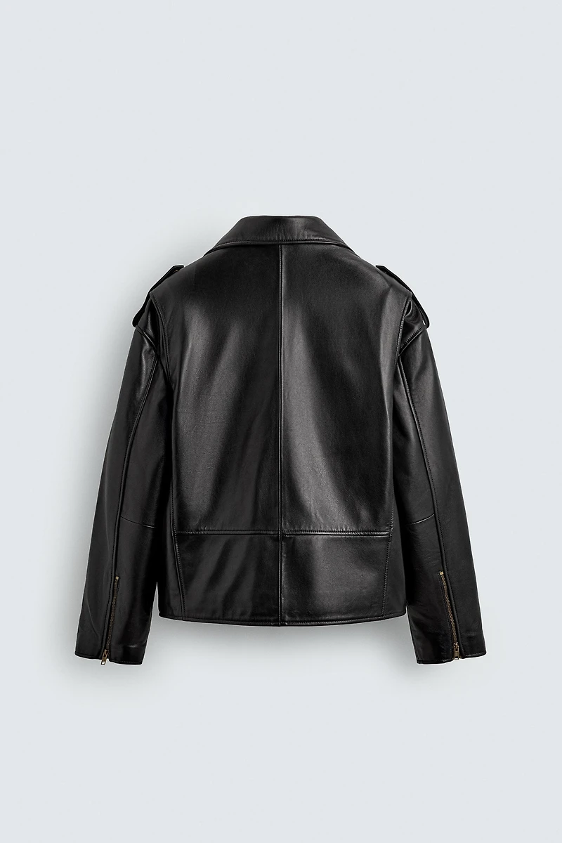 LIMITED EDITION LEATHER BIKER JACKET
