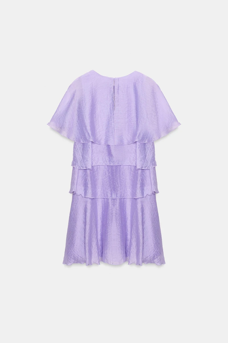 RUFFLED MINI DRESS