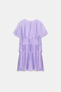 RUFFLED MINI DRESS