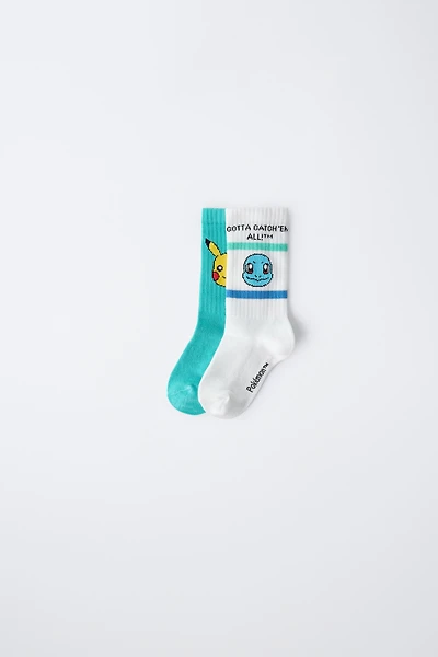 AGES 4-14 / TWO-PACK OF PIKACHU POKÉMON ™ SOCKS