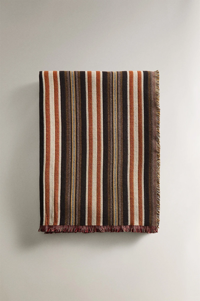 PLAID COTON RAYURES