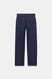 ZW COLLECTION HI-RISE STRAIGHT LEG JEANS